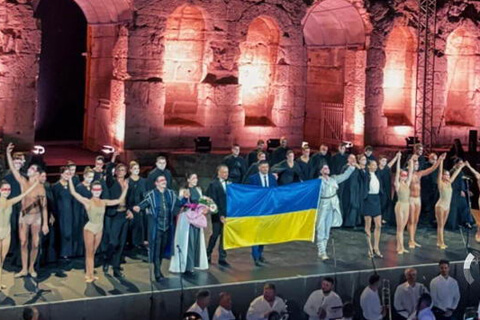 Артисты Одесской оперы триумфально выступили на сцене древнегреческого амфитеатра в Акрополе