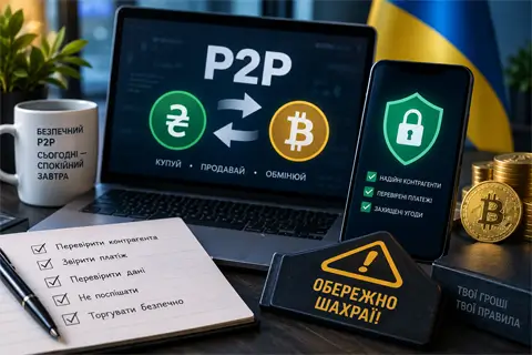 Безпечна P2P-торгівля в Україні: як перевірити угоду і не втратити гроші