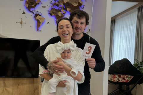 Евгений Кот восхитил фото с крошечной дочерью и рассказал о ее характере: ''Мы в приятном шоке''