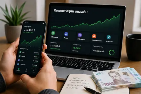 Инвестиции онлайн в Украине: как выбрать способ вложения денег