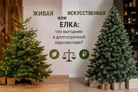 Инвестиция в искусственное дерево или ежегодная покупка живой елки — что выгоднее и экологичнее