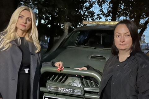 Ирина Федишин встретилась с дочерью Ирины Фарион и почтила память ее погибшего в бою мужа