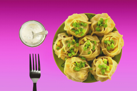 Как лепить манты