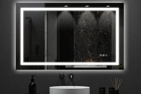 Как выбрать функциональное зеркало для ванной: полки, шкафы и подсветка картинка