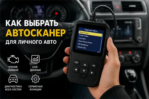 Как выбрать автосканер для личного автомобиля и не переплатить