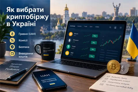 Как выбрать криптобиржу в Украине: гривна, комиссии, безопасность и вывод