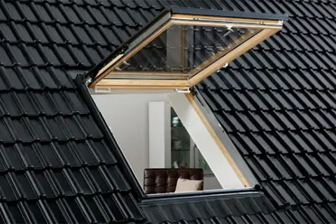 мансардные окна на крыше картинка