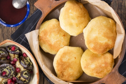 Грузинские мчади: лепёшки из кукурузной муки на каждый день