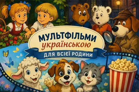 Мультфильмы на украинском для детей и взрослых: что включить вечером