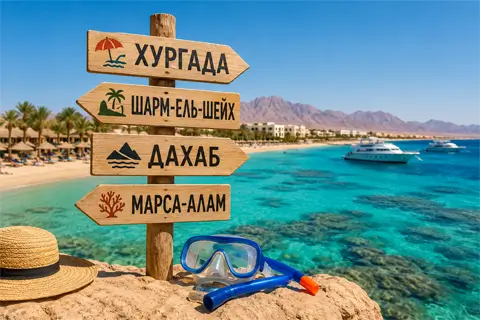 Отдых в Египте в 2026 – Красное море, сезоны, виза и выбор отеля