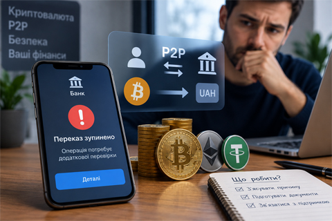 Почему банк остановил перевод после продажи криптовалюты и что делать