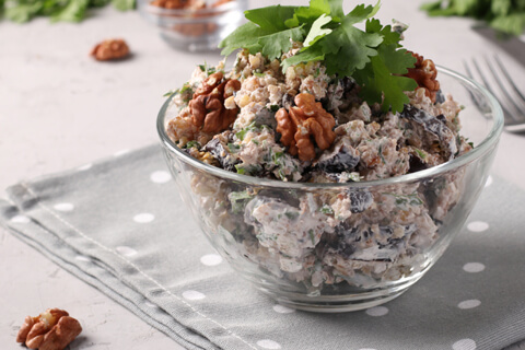 Салат из баклажанов по-грузински