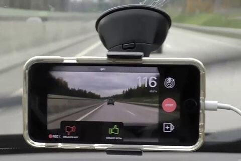 Видеорегистратор из смартфона