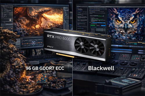 96 ГБ GDDR7 ECC і Blackwell