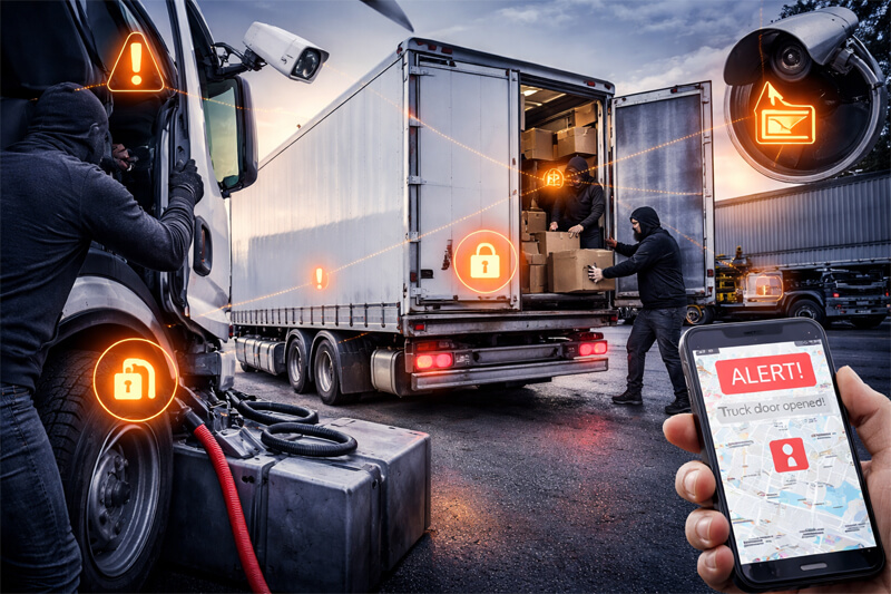 установка сигнализации на грузовики