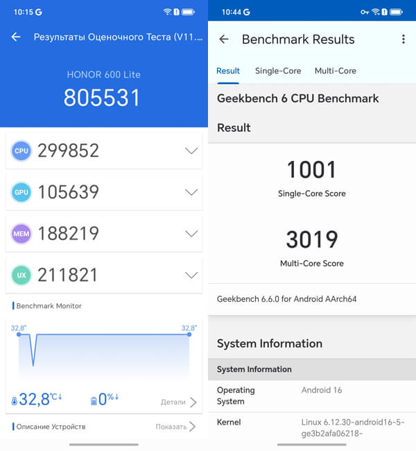 смартфон Honor 600 Lite