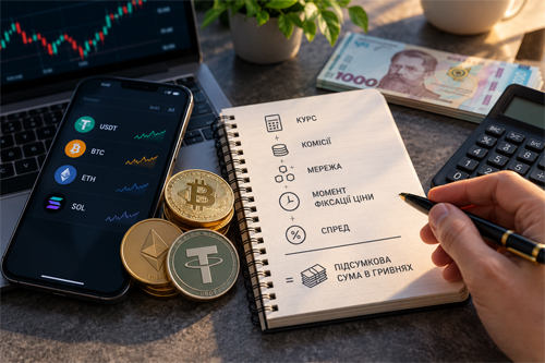 Как продать криптовалюту за гривны