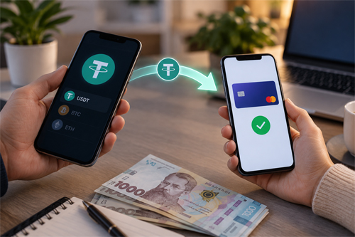 Как продать криптовалюту за гривны