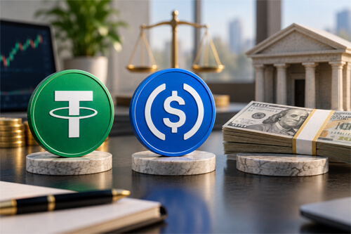 USDT, USDC или долларовый счёт