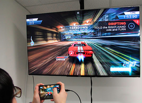 Игра на телевизоре