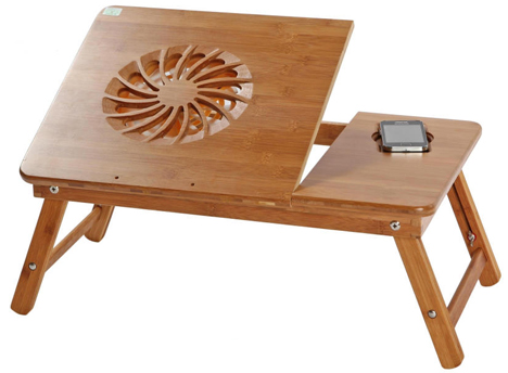 Деревянная подставка для ноутбука