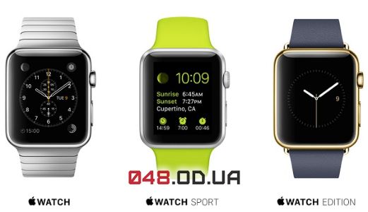 модели умных часов от Apple