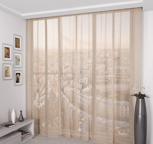 Тюль органза в интерьере