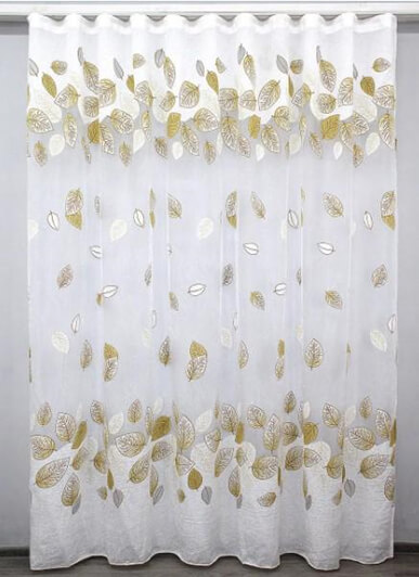 Тюль из органзы светлый