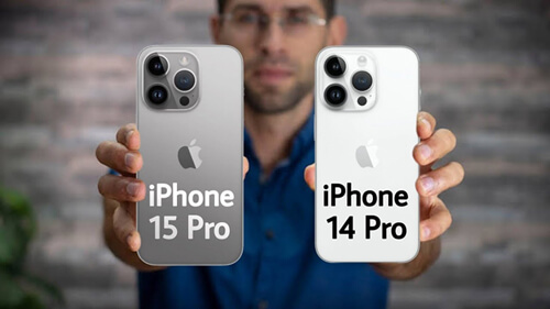 Камеры iPhone 15 Pro и iPhone 14 Pro