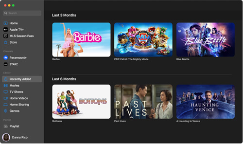 Скачать фильмы на MacBook через Apple TV