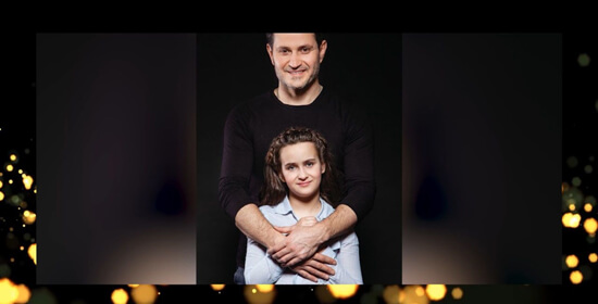 Ахтем Сеитаблаев с младшей дочерью