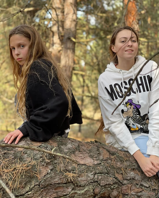 Дочери Оли Поляковой 