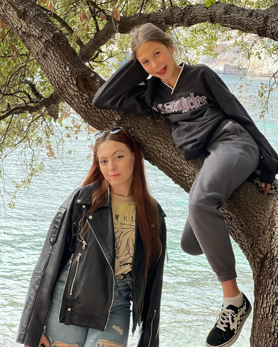 Дочери Оли Поляковой 