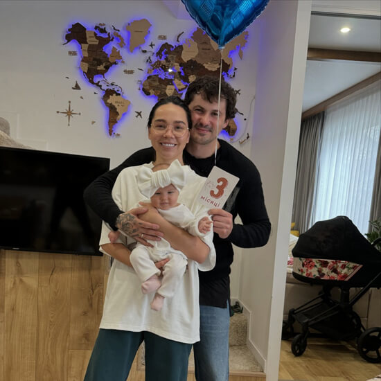 Євген Кіт із сім'єю