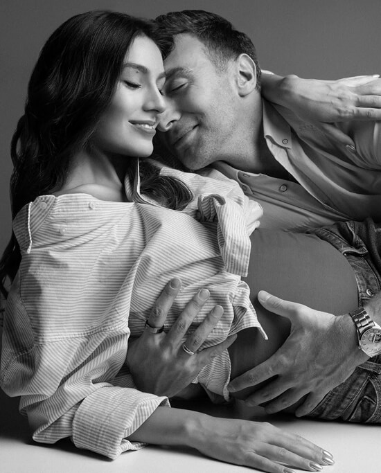 Иракли Макацария с женой Лизой