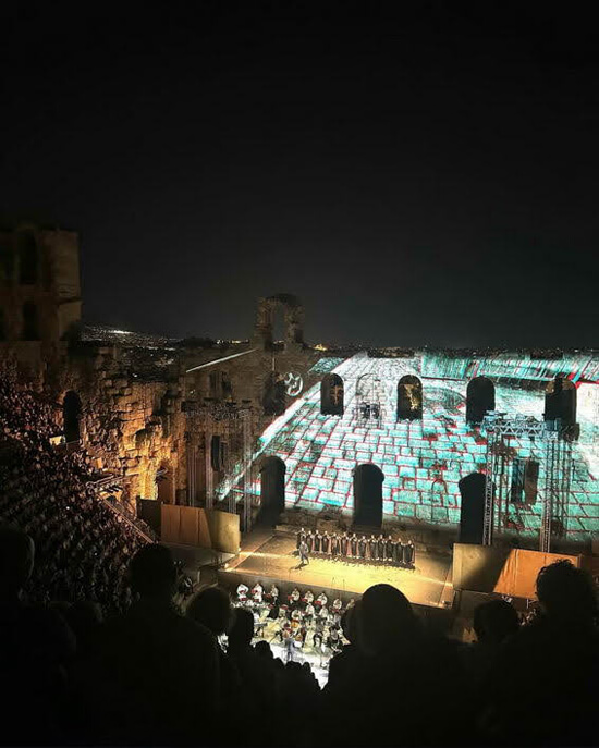 Артисти Одеської опери в Акрополі