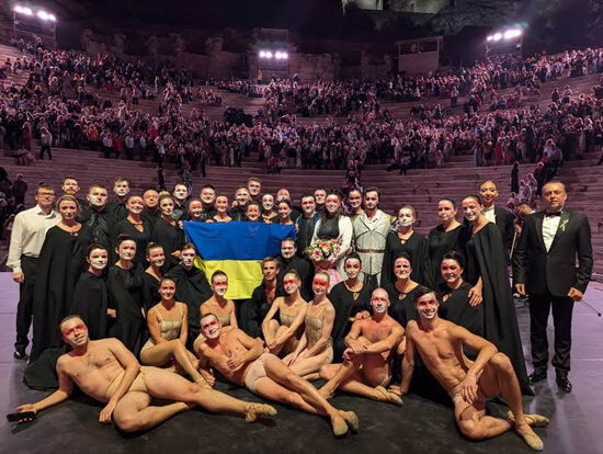 Артисти Одеської опери в Акрополі