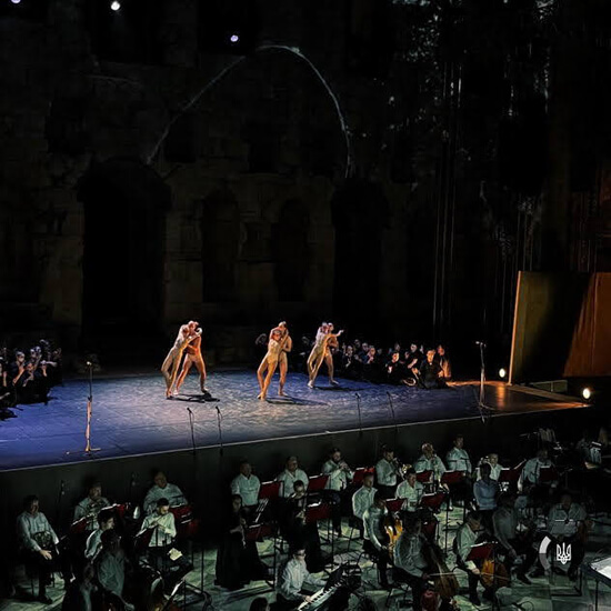 Артисти Одеської опери в Акрополі