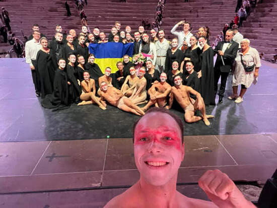 Артисти Одеської опери в Акрополі