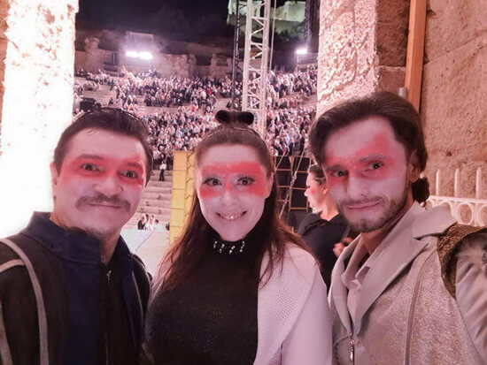 Артисти Одеської опери в Акрополі