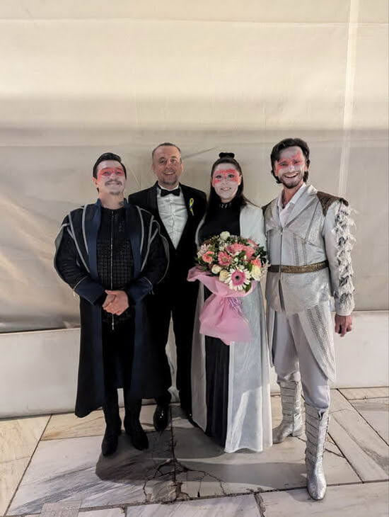 Артисти Одеської опери в Акрополі