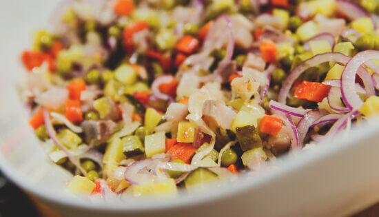 Винегрет с селёдкой, как делать: заправьте салат