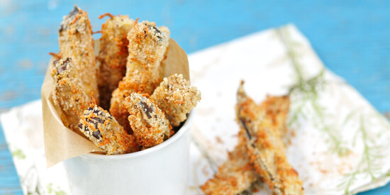 Блюда из баклажанов: палочки в кляре