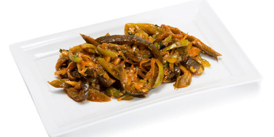 Блюда из баклажанов: Хе