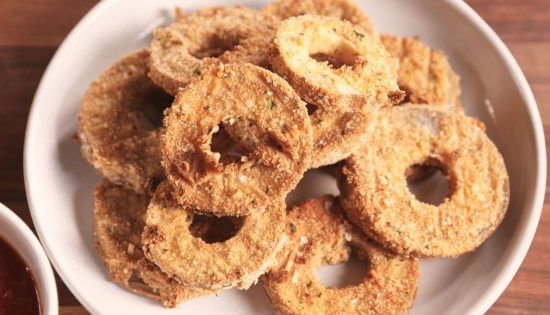 Баклажаны в духовке. Хрустящие кольца из баклажанов