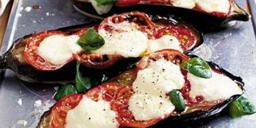 Баклажаны в духовке. Баклажаны, запечённые с помидорами и сыром