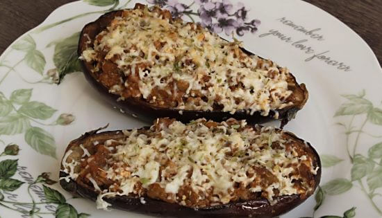 Баклажаны в духовке. Баклажаны, фаршированные говядиной