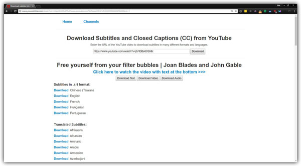 Как загружать субтитры Youtube через YouSubtitles