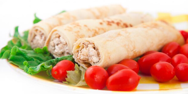 Начинки для блинов: курица