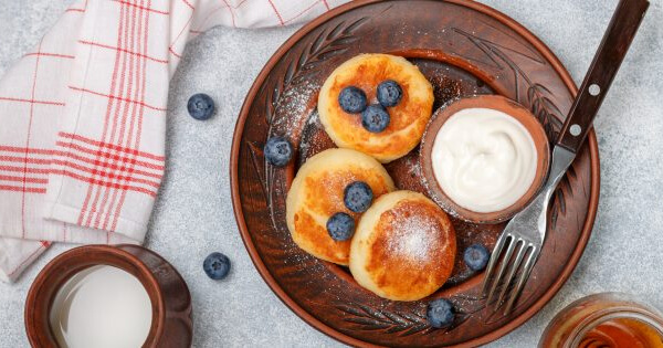 Рецепт сырников с бананом без яиц